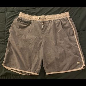 Vuori Mens Grey Shorts